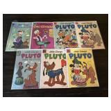 7 Dell Pluto / Gyro Gearloose Comic Books