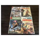 4 Dell Assorted Zane Grey Westerns Comic Books