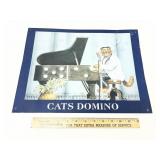 Cats Domino Tin Sign