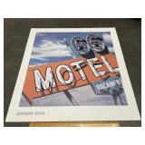 Anthony Ross "66 Motel Vacancy" Route 66 Art Poste