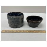 2 Studio Pottery Bowls