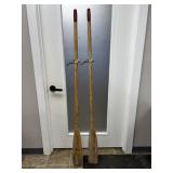 Pair of Caviness Wooden Oars