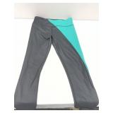 Zyia Gray & Teal Athletic Leggings - Size 14-16