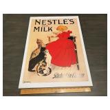 Nestleï¿½s Milk Vintage Style Advertising Poster