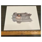 Richard Sloan Wood Ducks Pair Wildlife Print