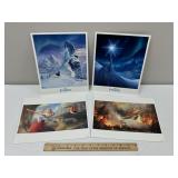 4 Disney Frozen & Planes Art Prints
