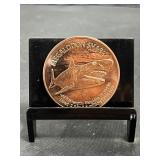 Megalodon Shark 1 Oz Copper Round