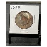 1968D Kennedy Silver Half Dollar