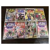 8 Marvel New Universe Psi-Force Comic Books