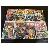 8 DC Sgt. Rock Comic Books