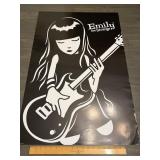 Emily The Strange Guitar Poster
