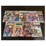 9 Marvel Micronauts Comic Books