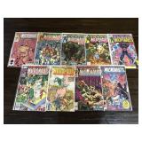 9 Marvel Micronauts Comic Books
