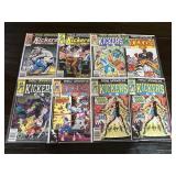 8 Marvel New Universe Kickers Inc. Comic Books