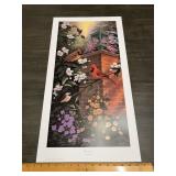 Derk Hansen "Gate Keepers" Floral Garden Print