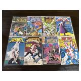 8 Marvel New Universe Justice Comic Books