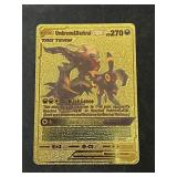 Umbreon & Darkrai GX Gold Novelty Pokï¿½mon Card