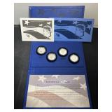4 Coin Kennedy Half-Dollar Silver Coin Collection