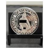 Ride A Cowgirl 1 Oz Silver Round