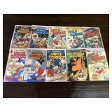 10 Gladstone/Gemstone Uncle Scrooge Comic Books