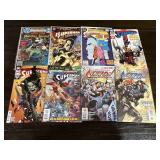 8 DC Superman / Batman / Steel Comic Books