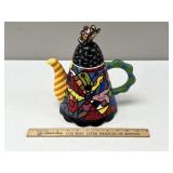 Britto Colorful Ceramic Teapot