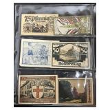 6 German Notgeld Notes
