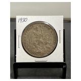 1930 Peru 1 Sol Silver Coin