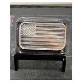 American Flag 1 Oz Silver Bar