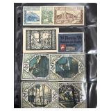 9 German Notgeld Notes