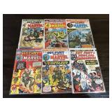 6 Marvel Sgt. Fury Comic Books
