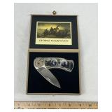 George Washington Collector Folding Knife in Prese
