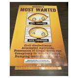 Civil Disobedience Most Wanted Poster