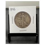 1946 Walking Liberty Silver Half Dollar