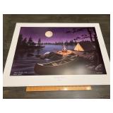 Mark Daehlin "Moonlight Retreat" Signed Numbered P