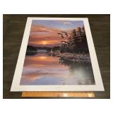 Rick Kelley "Into The Sun" Signed Numbered Wildlif
