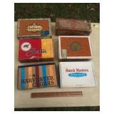 Lot of Six Cigar Boxes