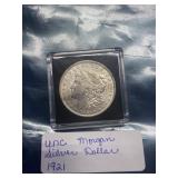 1921 UNC Morgan Sliver Dollars, buyer to determine