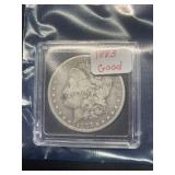 1883 Morgan Sliver Dollars, buyer to determine gra