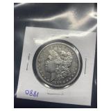 1880 Morgan Sliver Dollars, buyer to determine gra