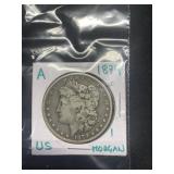 1879 Morgan Sliver Dollars, buyer to determine gra
