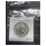 1947-D UNC Walking Liberty Half Dollars, buyer to