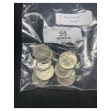 (8) Kennedy Half Dollars, buyer to determine grade