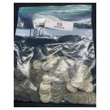 (100) Pre-1964 Jefferson Nickels, buyer to determi