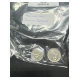 1960 & 1964 France $1 Piece, buyer to determine gr