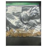 (41) 1952 Wheat Pennies - PDS, buyer to determine