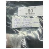 24K Plated Coins - Jeter, Willie, JFK, buyer to de