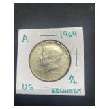 1964 Silver Kennedy Half Dollar, buyer to determin