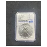 2021 Silver 1oz Early Release MS69, NGC, buyer to