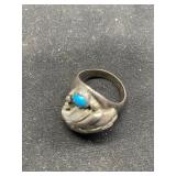 Silver Southwest Eagle Ring, buyer to determine gr